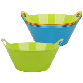 Tiawudi large snack bowls with handles for easy carry during party time
