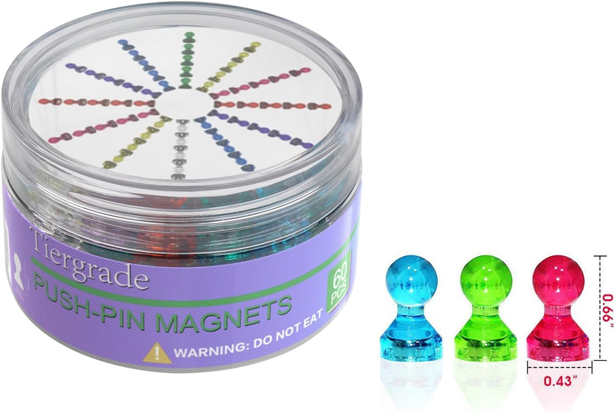 Tiergrade seven-color magnet set helps color-code and organize spaces