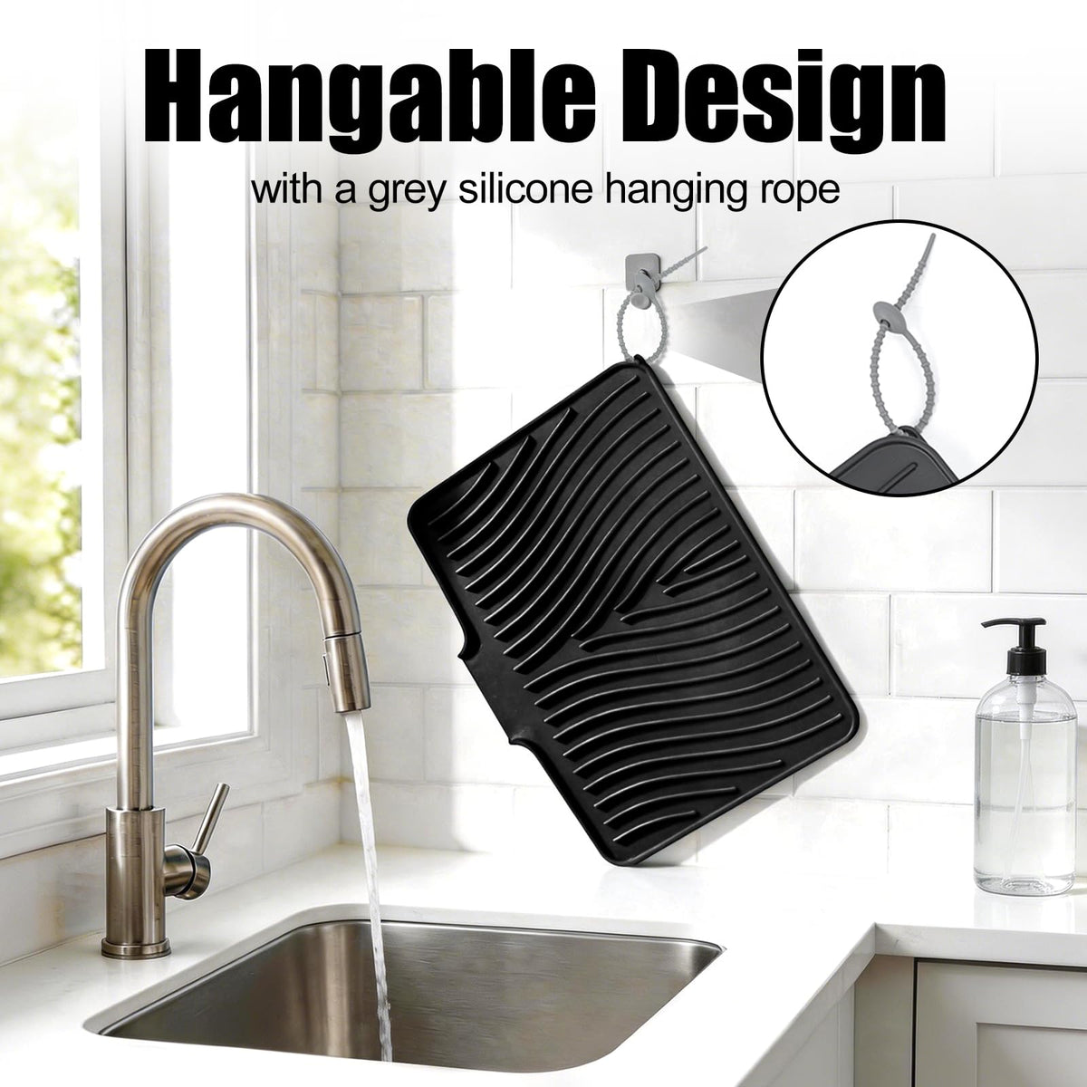 TIKNIK multifunctional drying mat used as baking mat and liner.