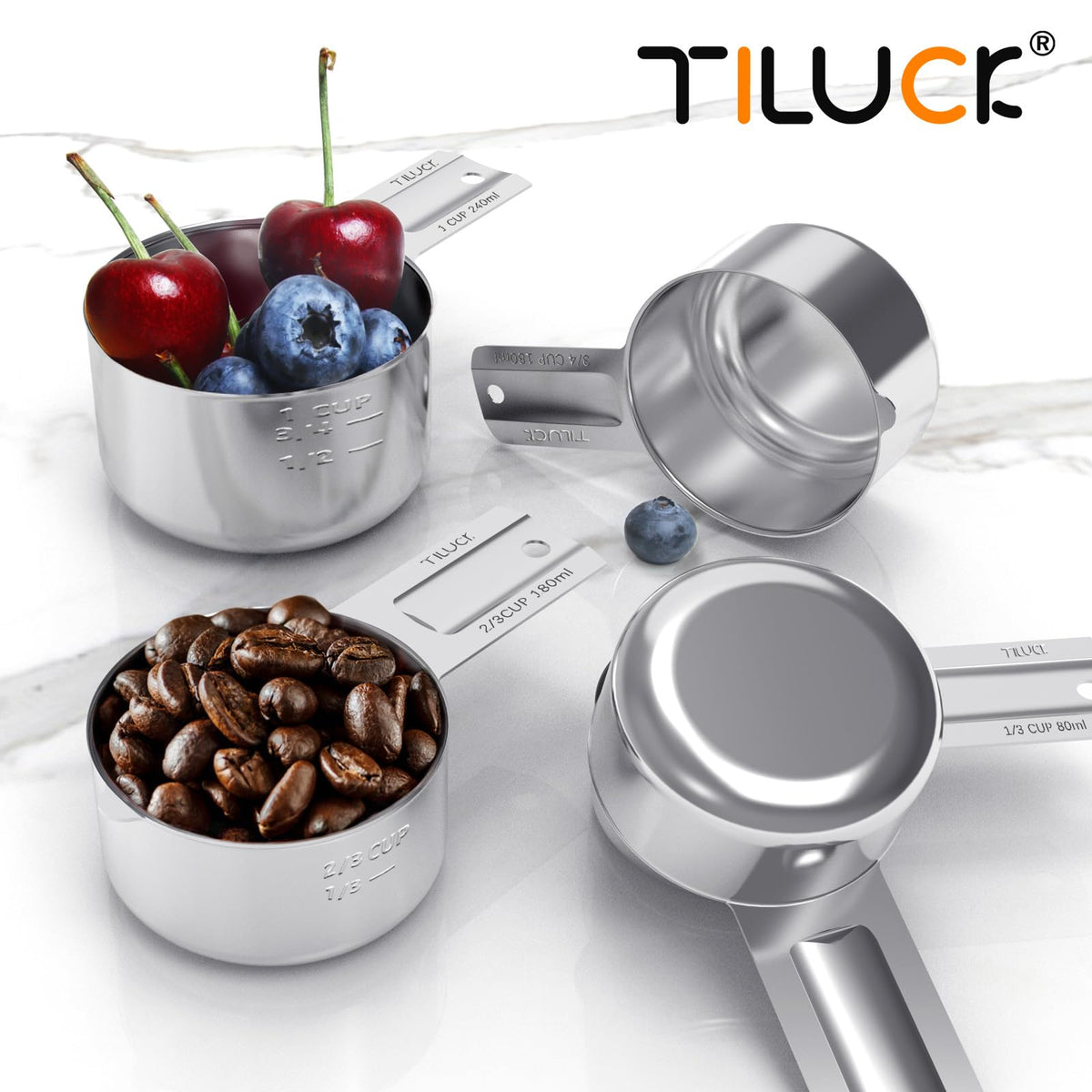 TILUCK kitchen gadget set ideal for wet and dry ingredients