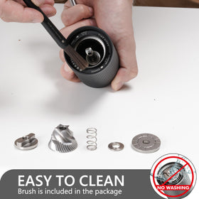 TIMEMORE Chestnut C2S double bearing provides smooth, consistent grinding.
