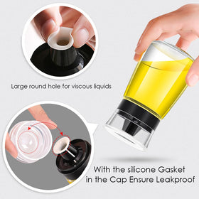 TinMIX silicone-seal mouth reduces leaks during shaking or turning.