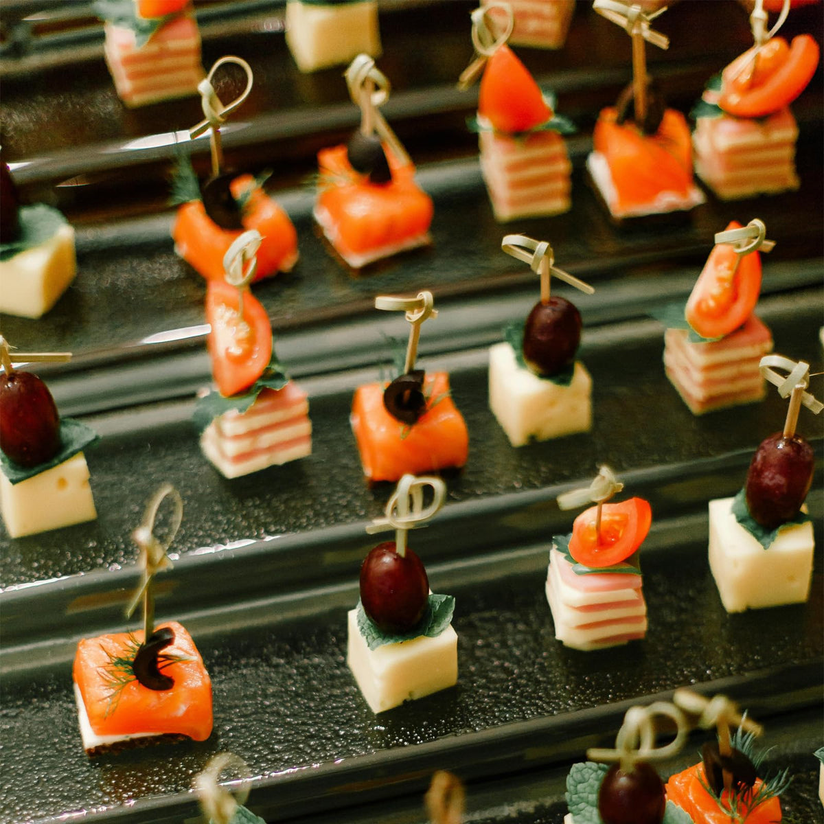 TINSKY appetizer skewers mini for quick party bites.