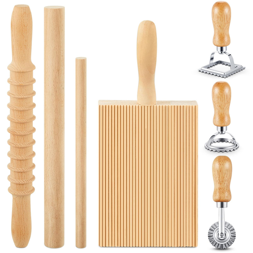 Tioncy gnocchi board ridges help sauce cling for authentic texture
