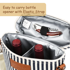 Tirrinia padded divider keeps bottles secure during transport