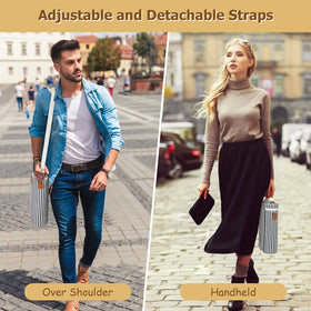 Tirrinia striped blue-and-white design adds chic travel style