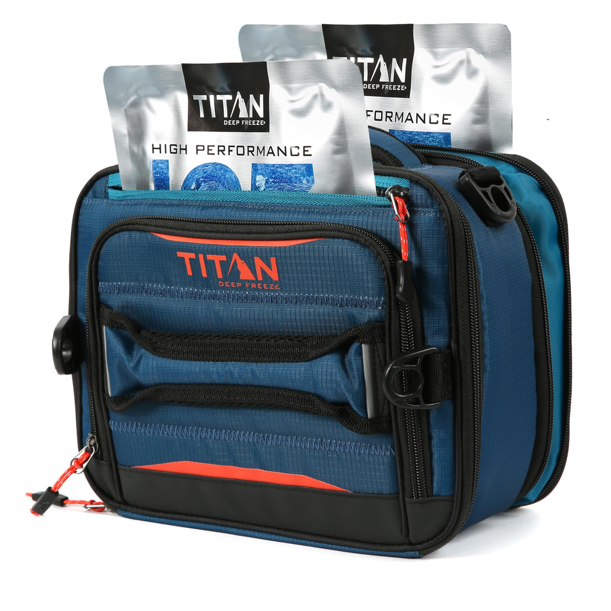 Titan by Arctic Zone lunch box exterior with water-repellent coating keeps lunches clean.