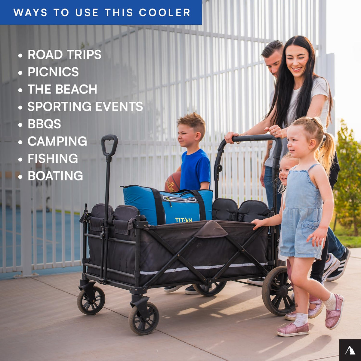 Titan Deep Freeze Tote Cooler easy-clean exterior and interior after outings.