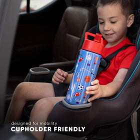 TMNT graphics on 18oz bottle highlighting kid-friendly design.