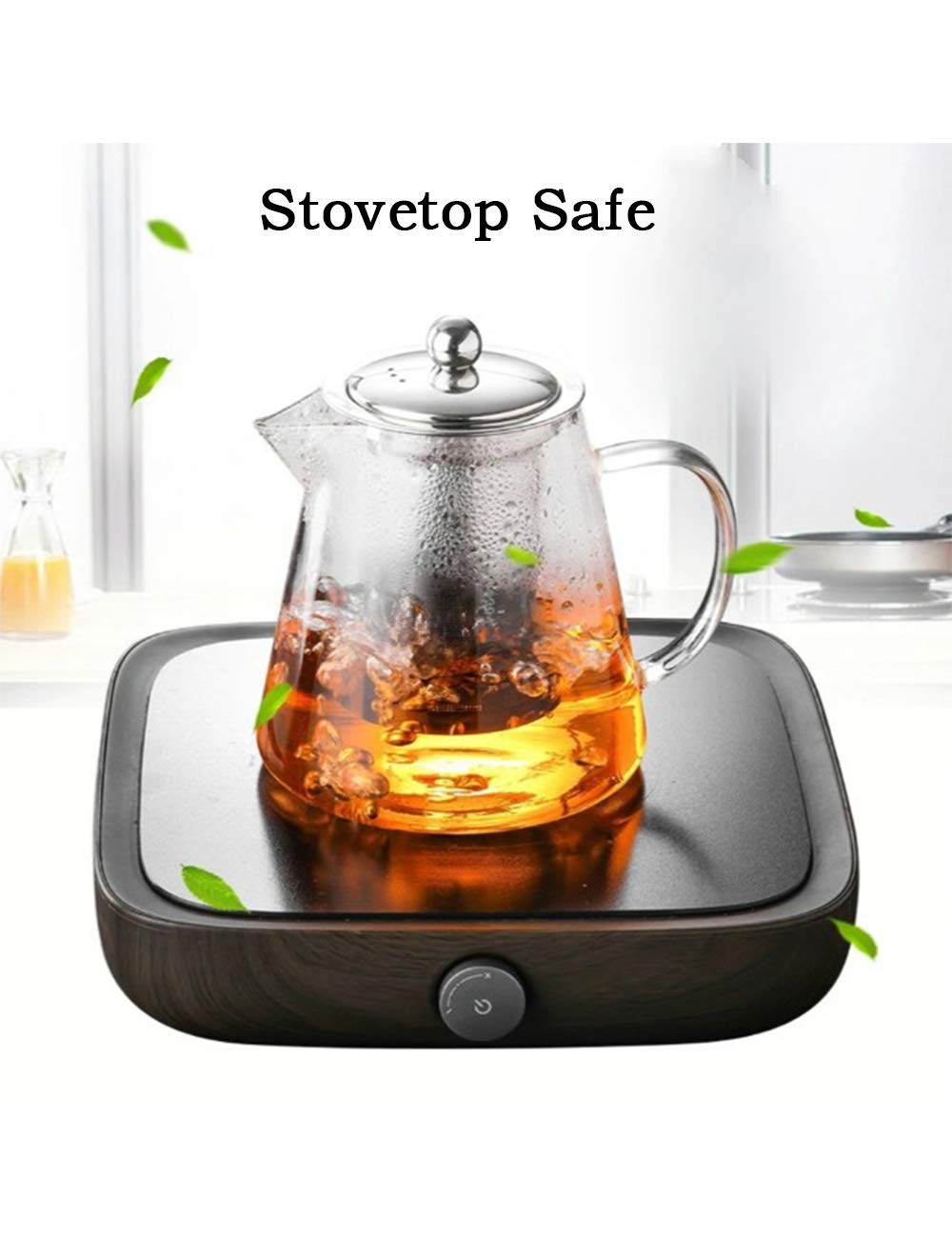 TMOST glass teapot stovetop safe for quick on-demand tea.
