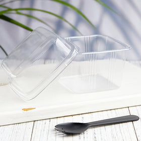 TOFLEN stackable dessert cups simplify transport and display