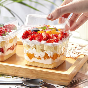 TOFLEN yogurt parfait cups ideal for layered treats