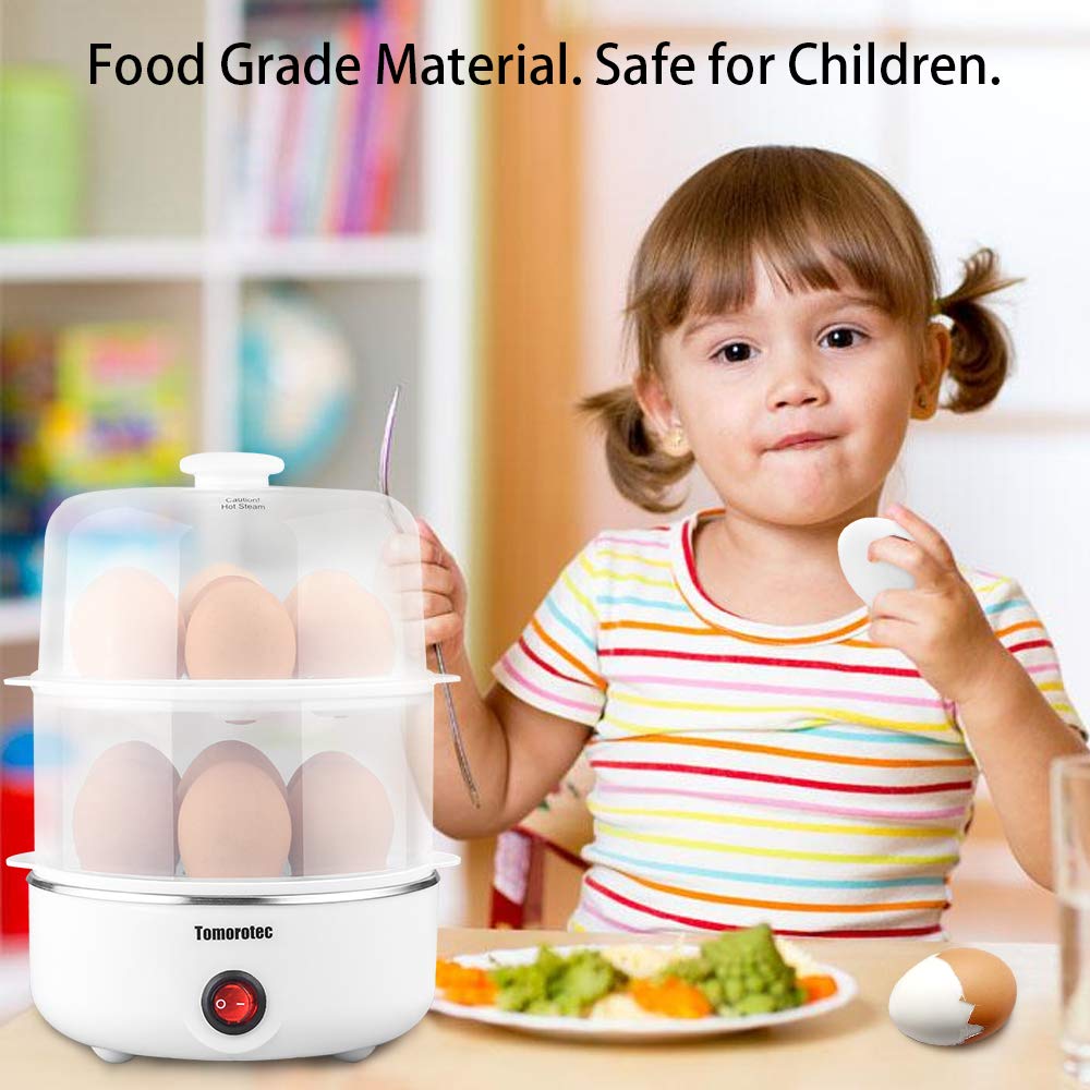 Tomorotec steam bowl and measuring cup shown for precise, mess-free cooking results.