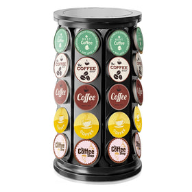 TOMSHUB K-Cup Holder assembly view shows compact rotating design for space-saving storage