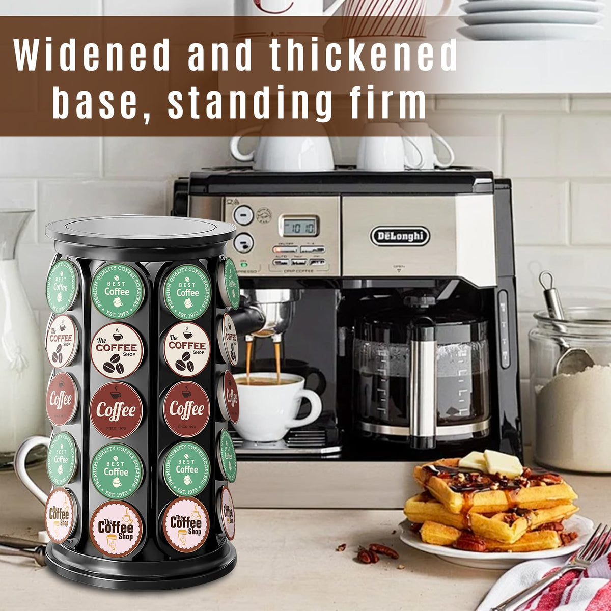 TOMSHUB K-Cup Holder pod collection displays 40 flavors at a glance
