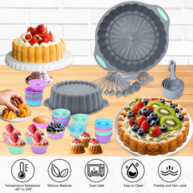 Tongjude loaf pans silicone bakeware for even bread baking