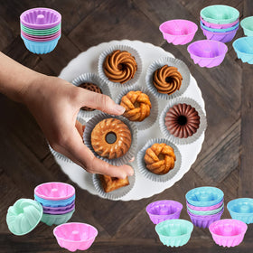 Tongjude measuring cups silicone bakeware for precise ingredients