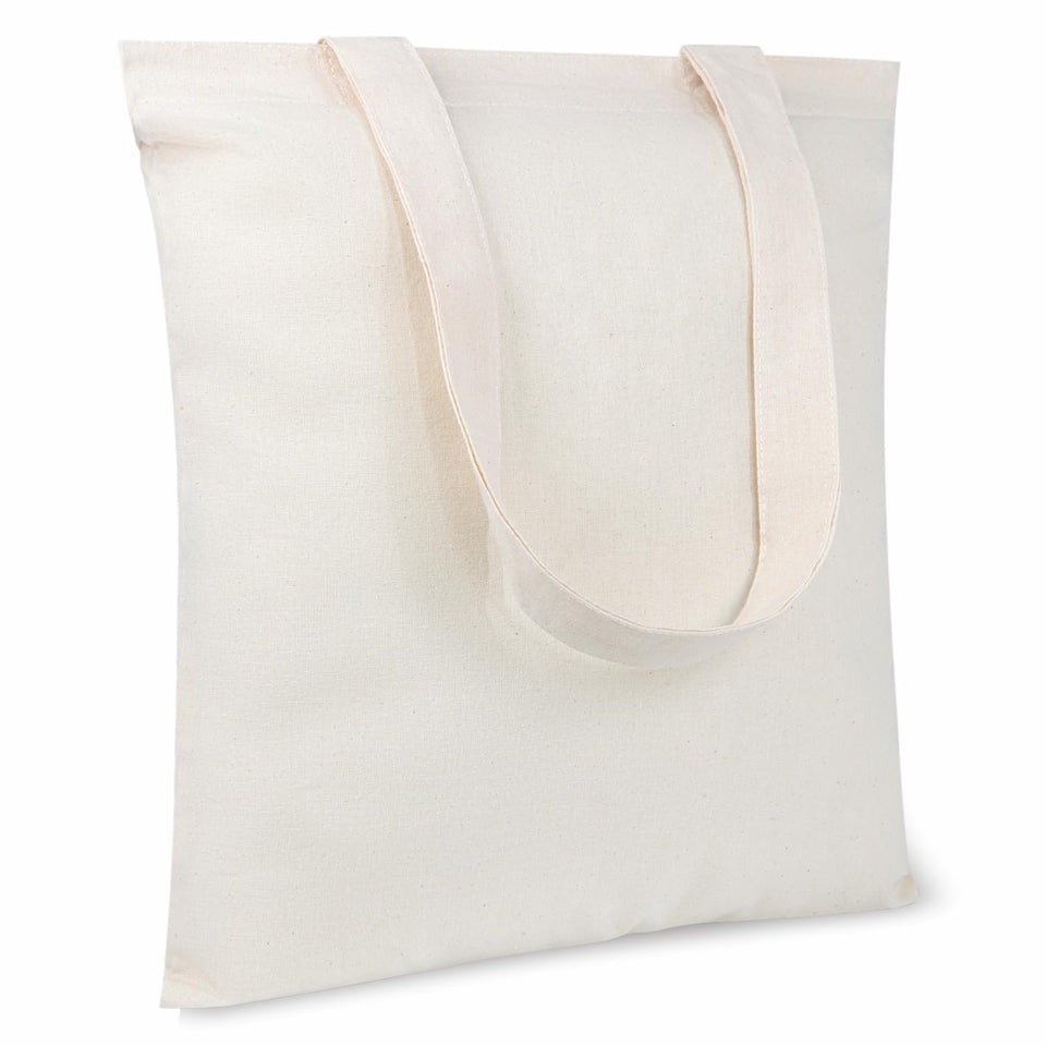 TopDesign cotton tote bag with reinforced handles, ideal for everyday shopping.