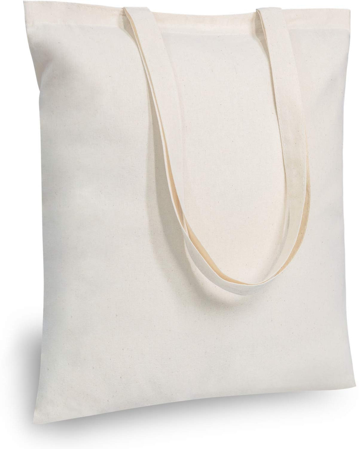 TOPDesign cotton tote bag front view for durable daily shopping.