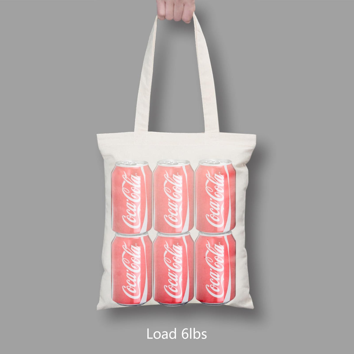 TopDesign tote care note with hand wash and air dry guidance.
