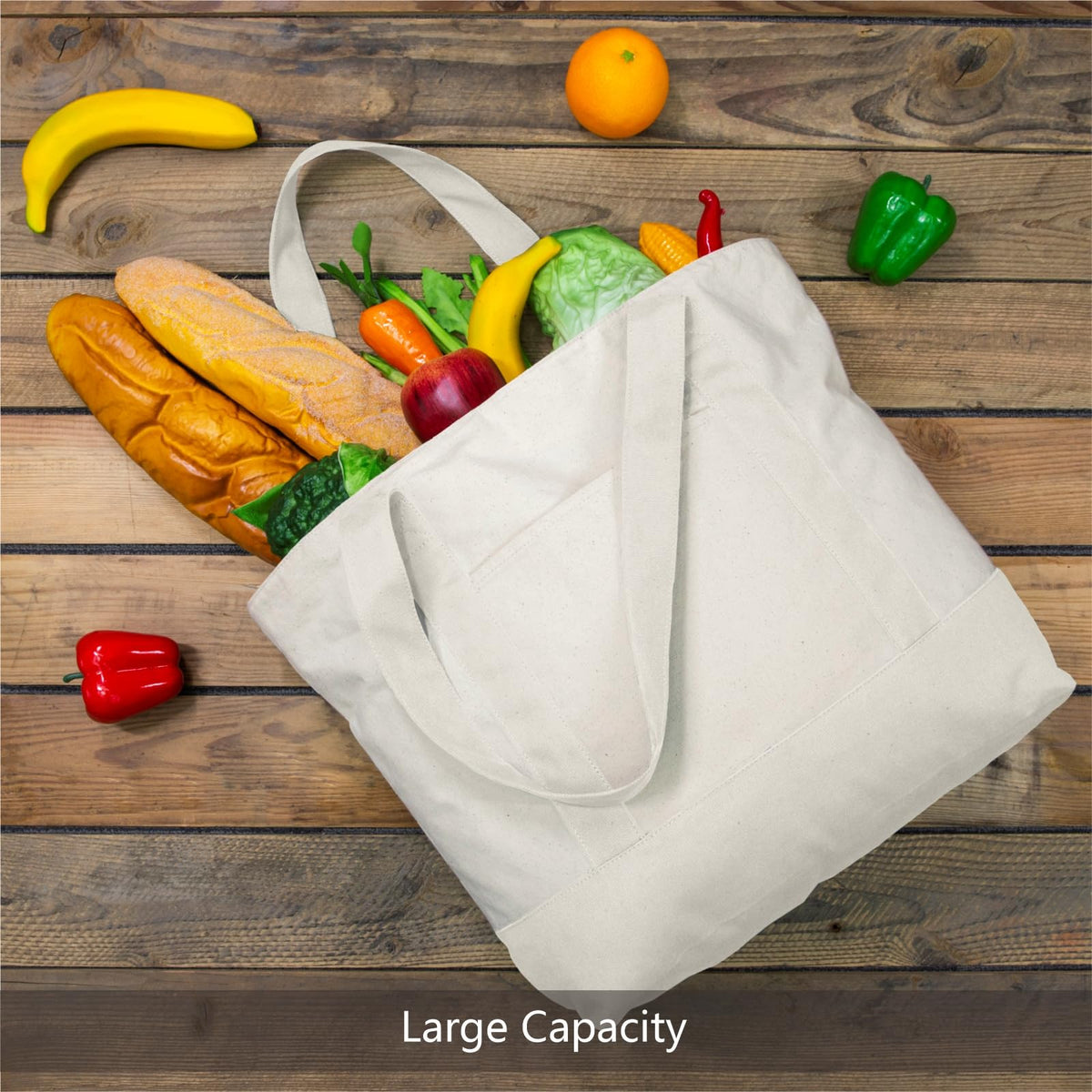 TOPDesign heavy duty 12oz canvas for durable daily use.