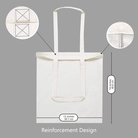 TOPDesign tote bag supports embroidery or heat transfer projects.
