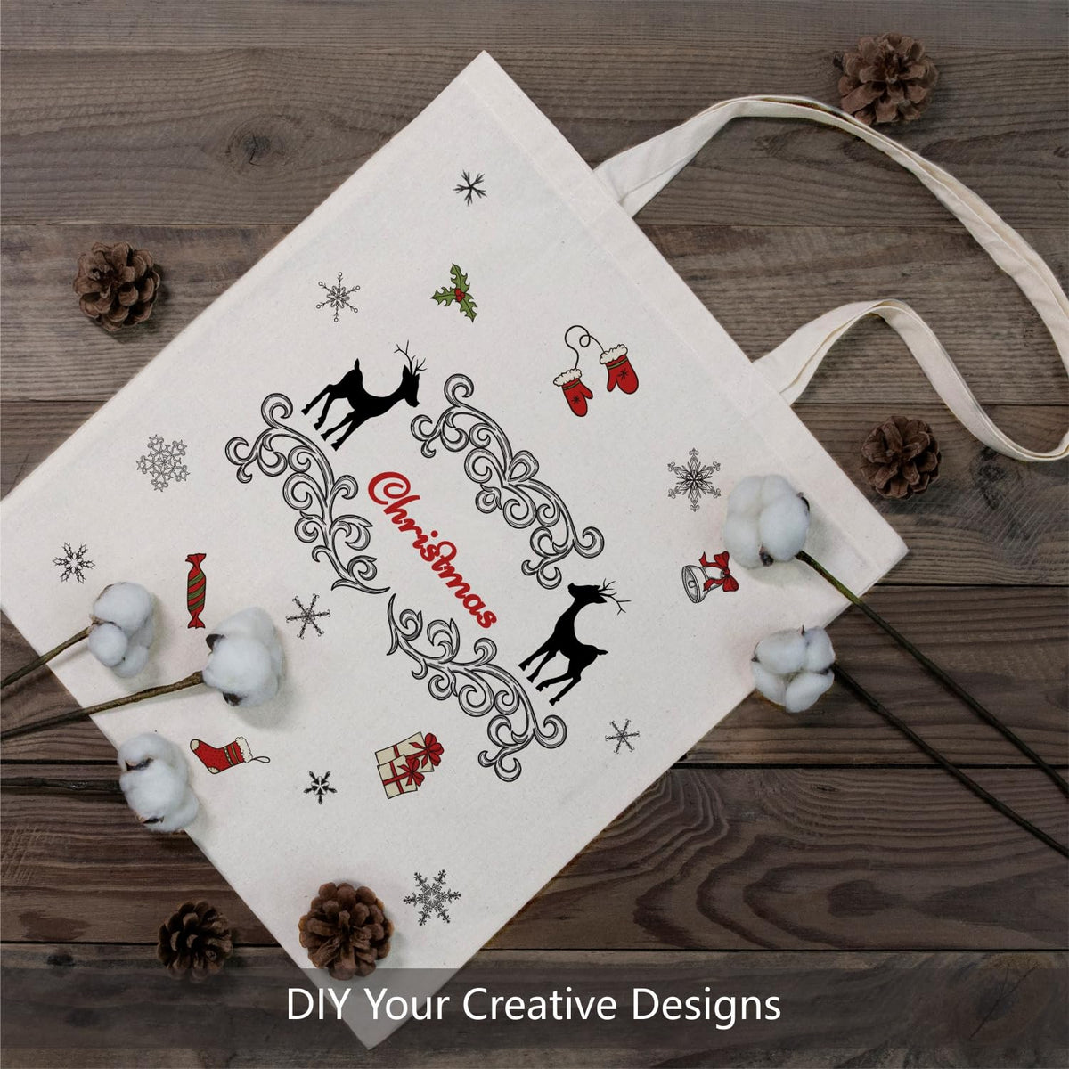 TopDesign tote bag ready for DIY decorating and gifting.