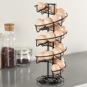 Toplife display rack shows eggs at a glance for easy planning.