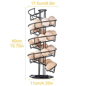 Toplife spiral egg skelter rotates 360 degrees for easy egg access.