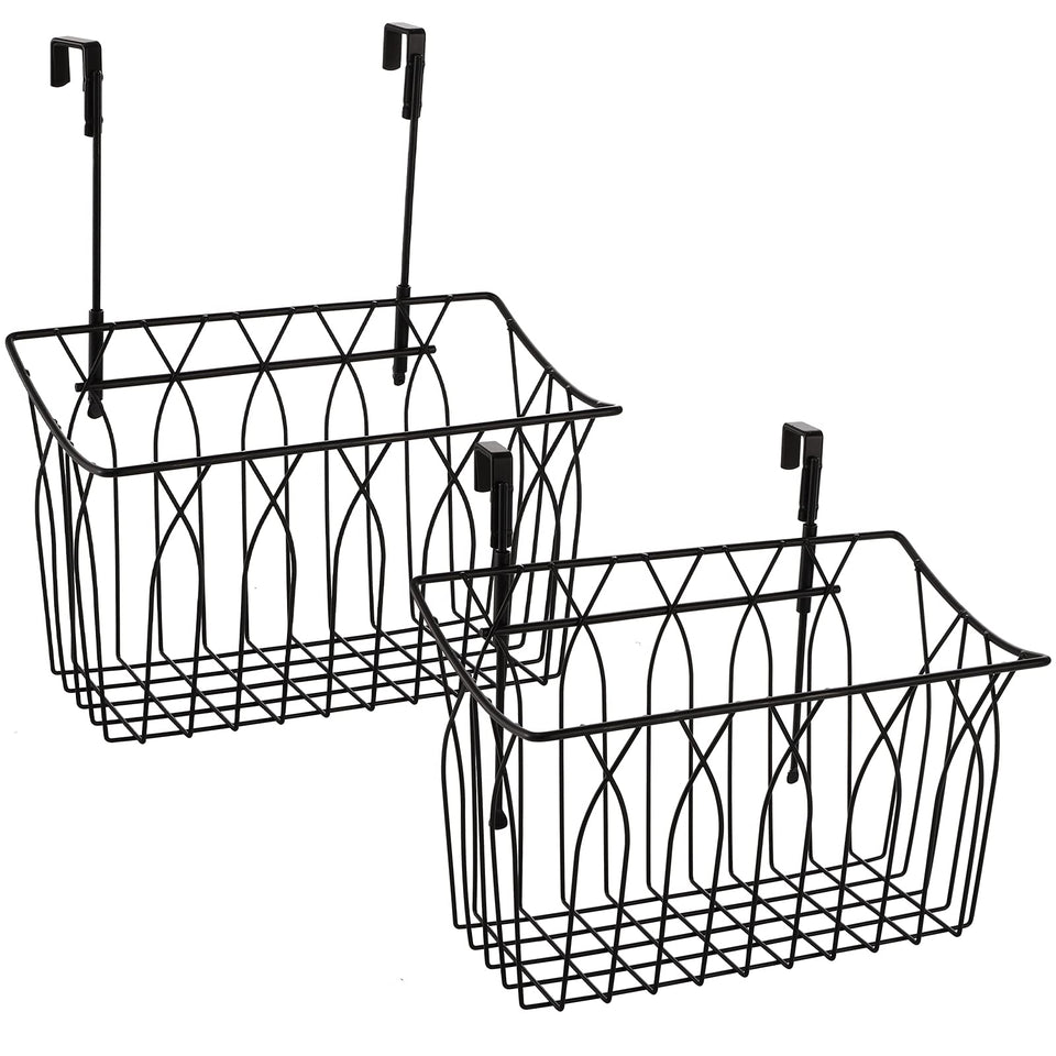 TOPZEA grid storage baskets front view for space-saving kitchen organization