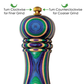 Totally Bamboo Baltique Mumbai Pepper Grinder offers durable manual operation via a smooth twist.