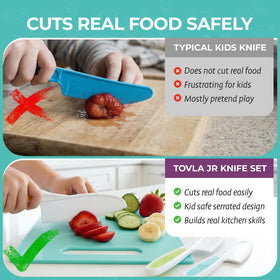 Tovla Jr safety-focused design supports confident cutting.