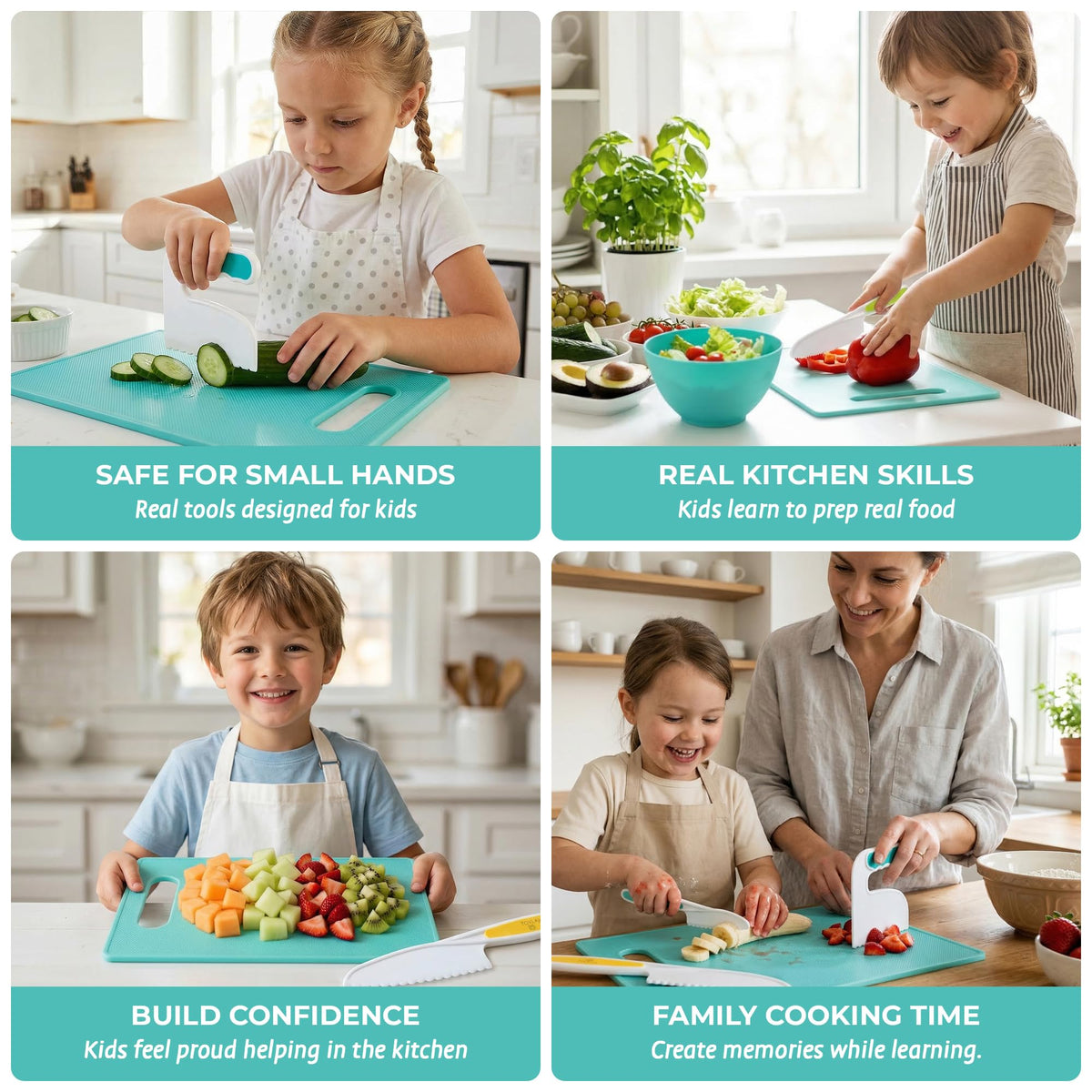Tovla Jr visual recipe booklet guides kids step by step.