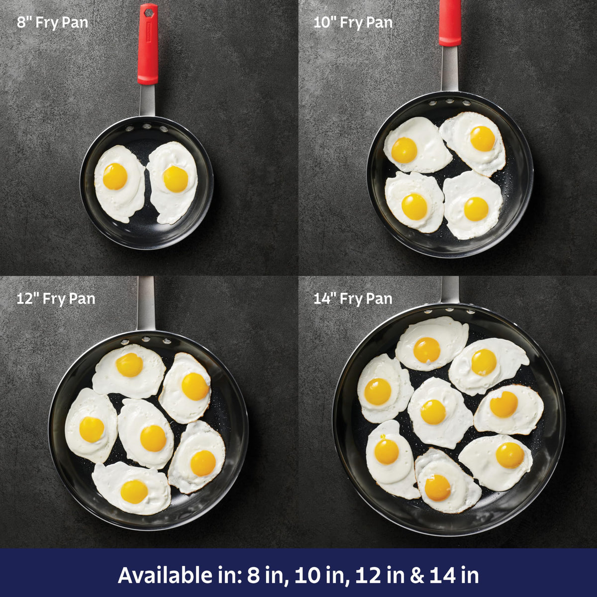 Tramontina Professional oven-safe up to 400°F for versatile meals.