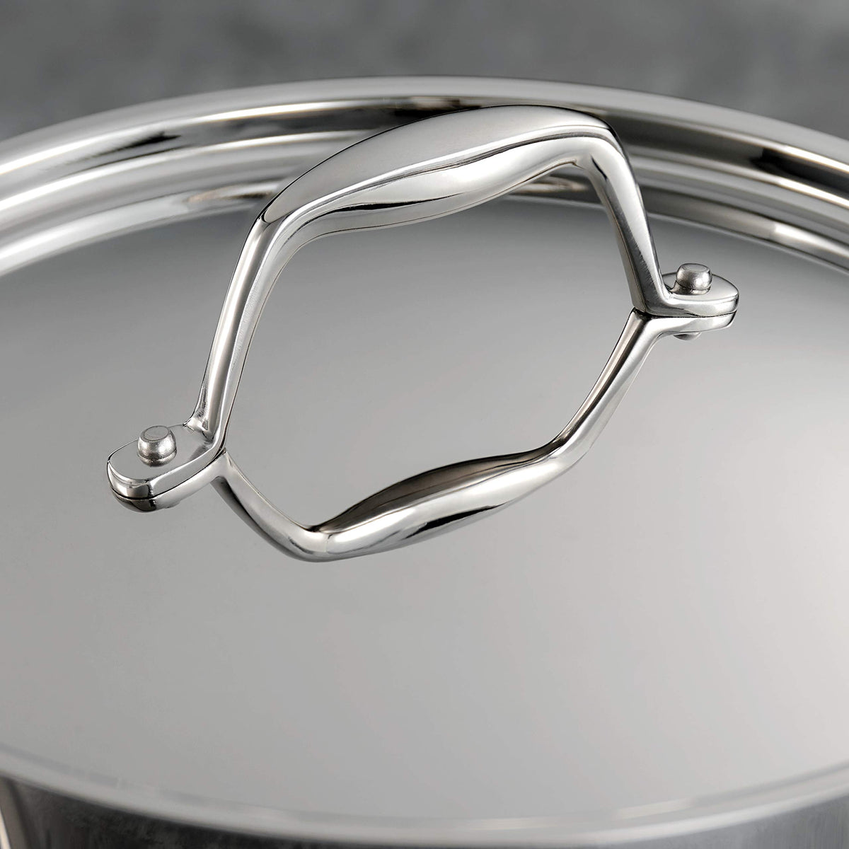 Dishwasher-safe exterior of Tramontina Signature tri-ply pan