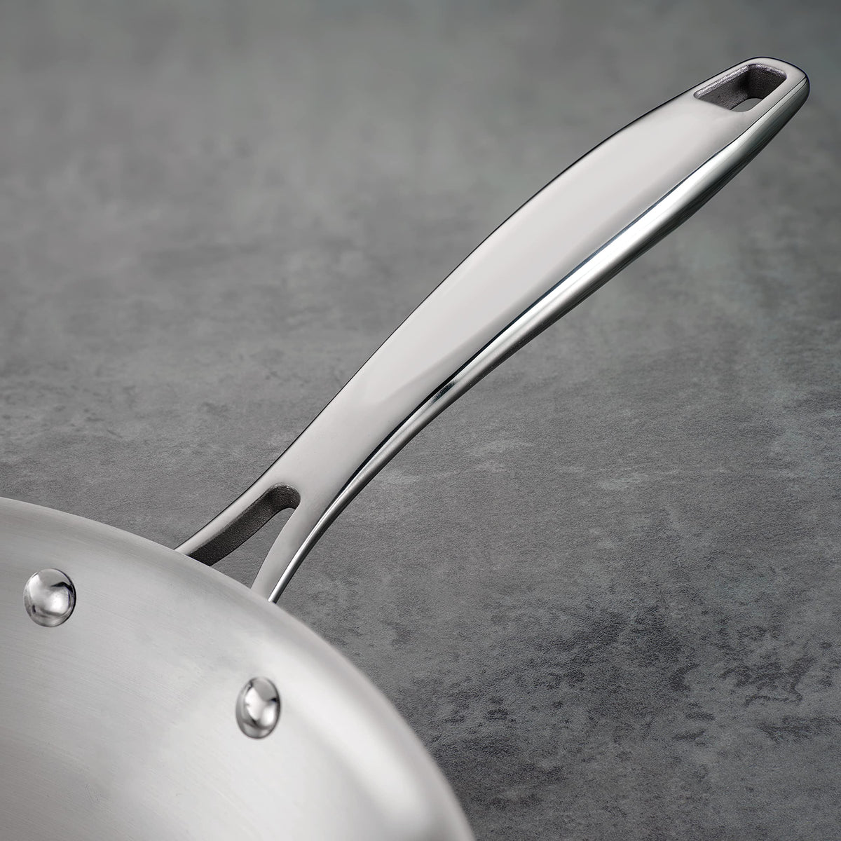 Tramontina Signature Tri-Ply Fry Pan large cooking surface ideal for family meals