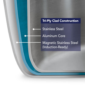 Tramontina 6-Qt braiser dishwasher-safe for easy cleanup