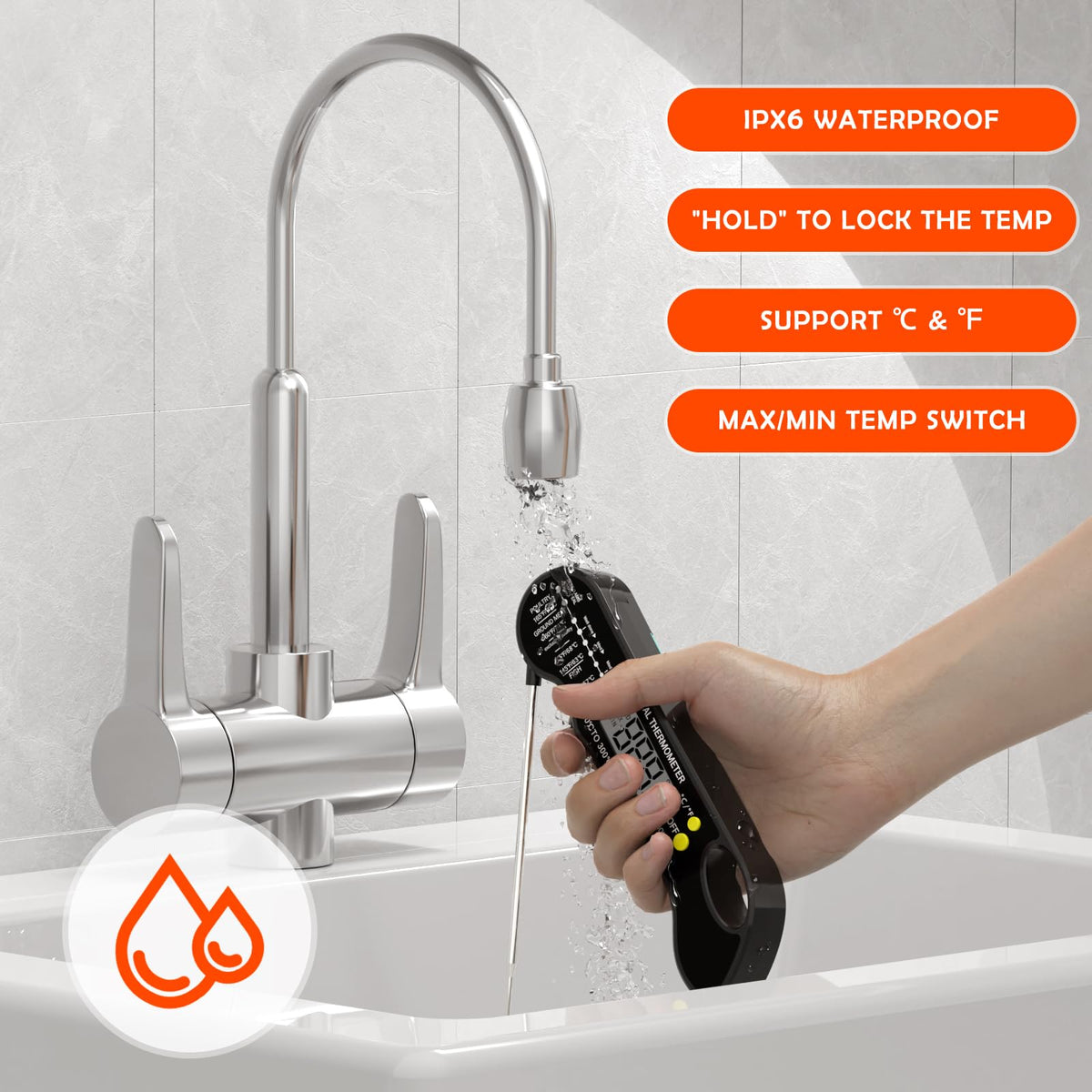 TRAUSI compact design fits kitchens and grills for quick access.