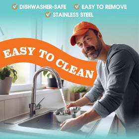 Travelisimo dishwasher-safe label shown, signaling easy cleanup after meals.