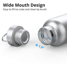 Triple Tree bottle rugged exterior resists scratches for outdoor use.