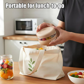 Tronco leak-proof airtight lid silicone-ring demonstrates mess-free storage for meal prep and leftovers.