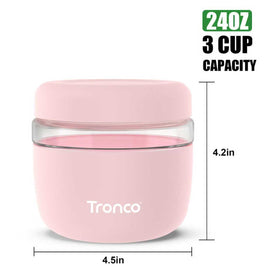 Tronco microwave-safe dishwasher-safe glass highlights convenience during busy weeknights.