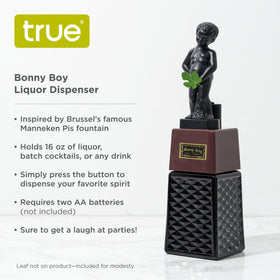 TRUE Bonny Boy Bar Cart Decor, playful centerpiece that sparks conversation.