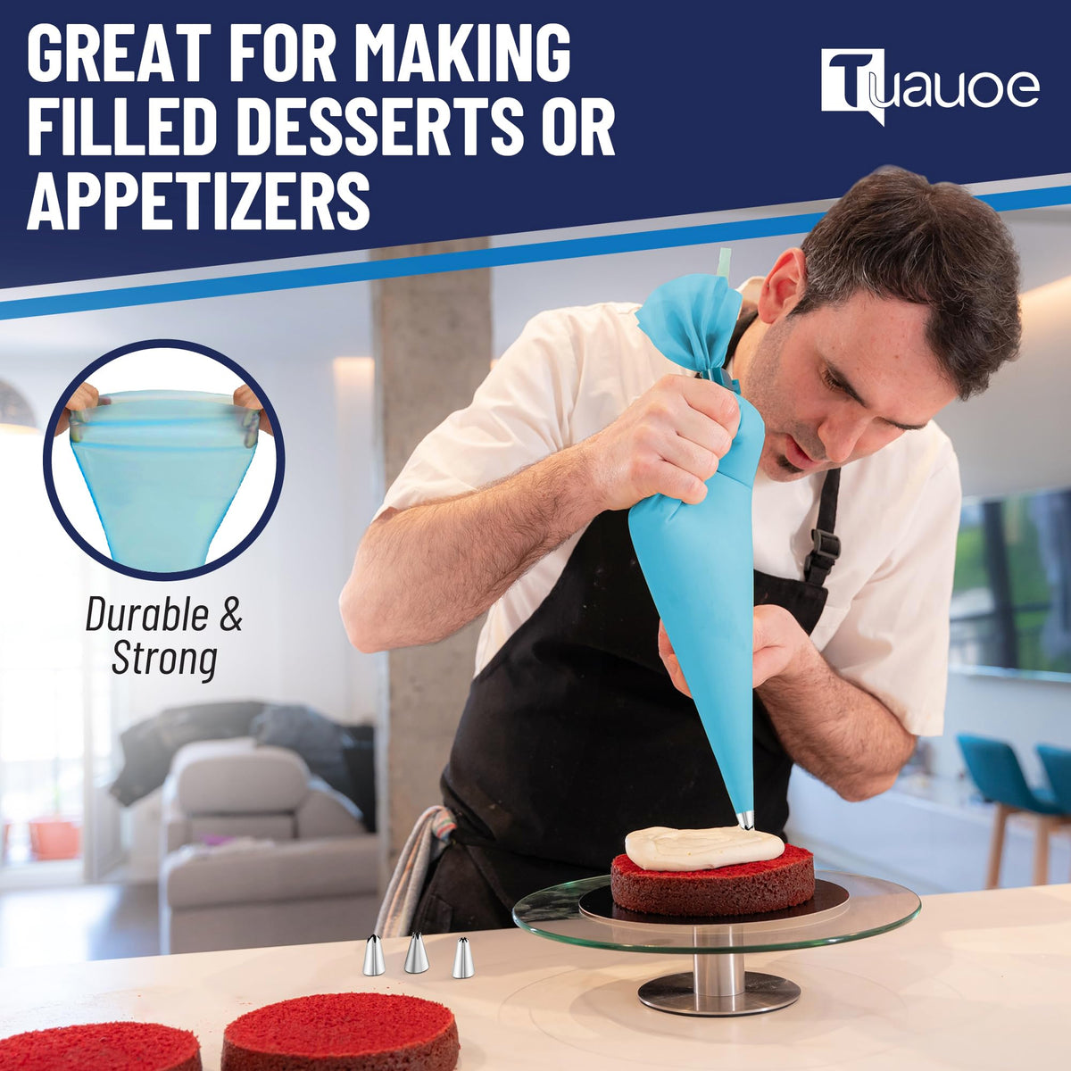 Tuauoe cleaning brush keeps molds spotless after use