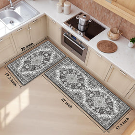 tubeamin anti-fatigue kitchen mat 10mm-thick supports feet during long prep sessions