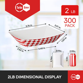 Turbo Bee tray with fries, grease-resistant design for crisp, mess-free serving.