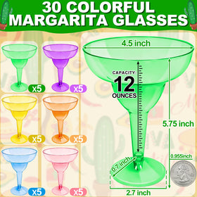 TURNMEON neon margarita glass top orange for tropical-themed events