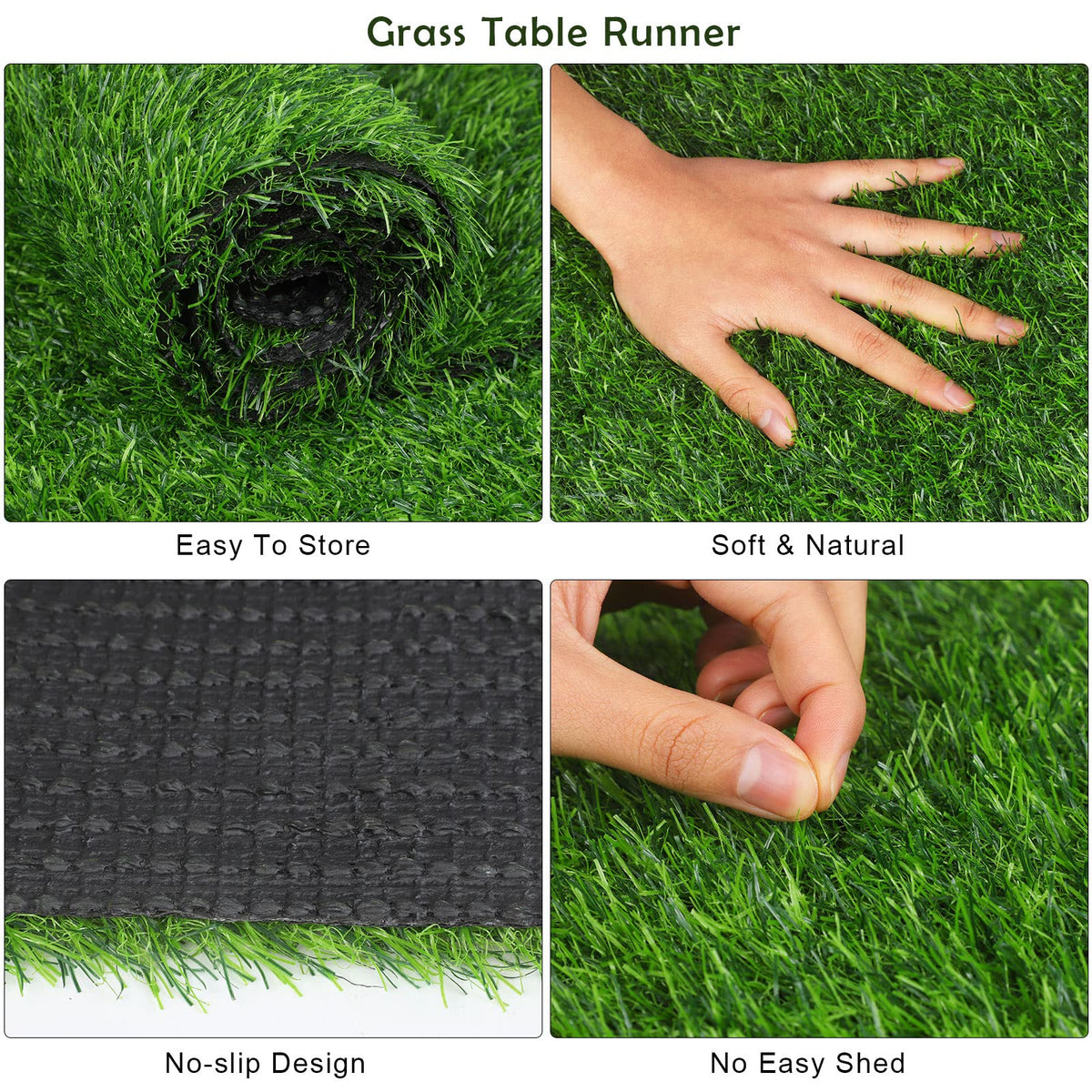 Turstin drainage-backboard feature aids quick cleanup after outdoor events.