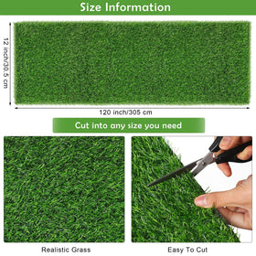 TURSTIN green grass table decor on a banquet table enhances spring and summer events