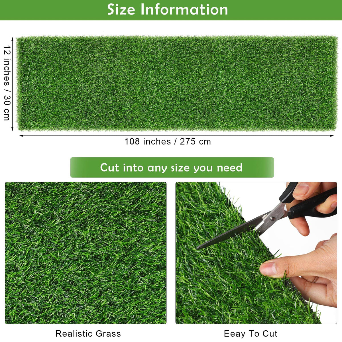 TURSTIN green grass texture on a table creates vibrant spring decor